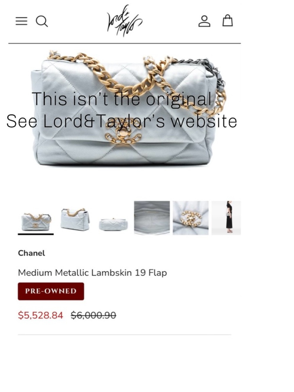 nwt Metallic Silver Quilted Shoulder Bag - Picture 7 of 7